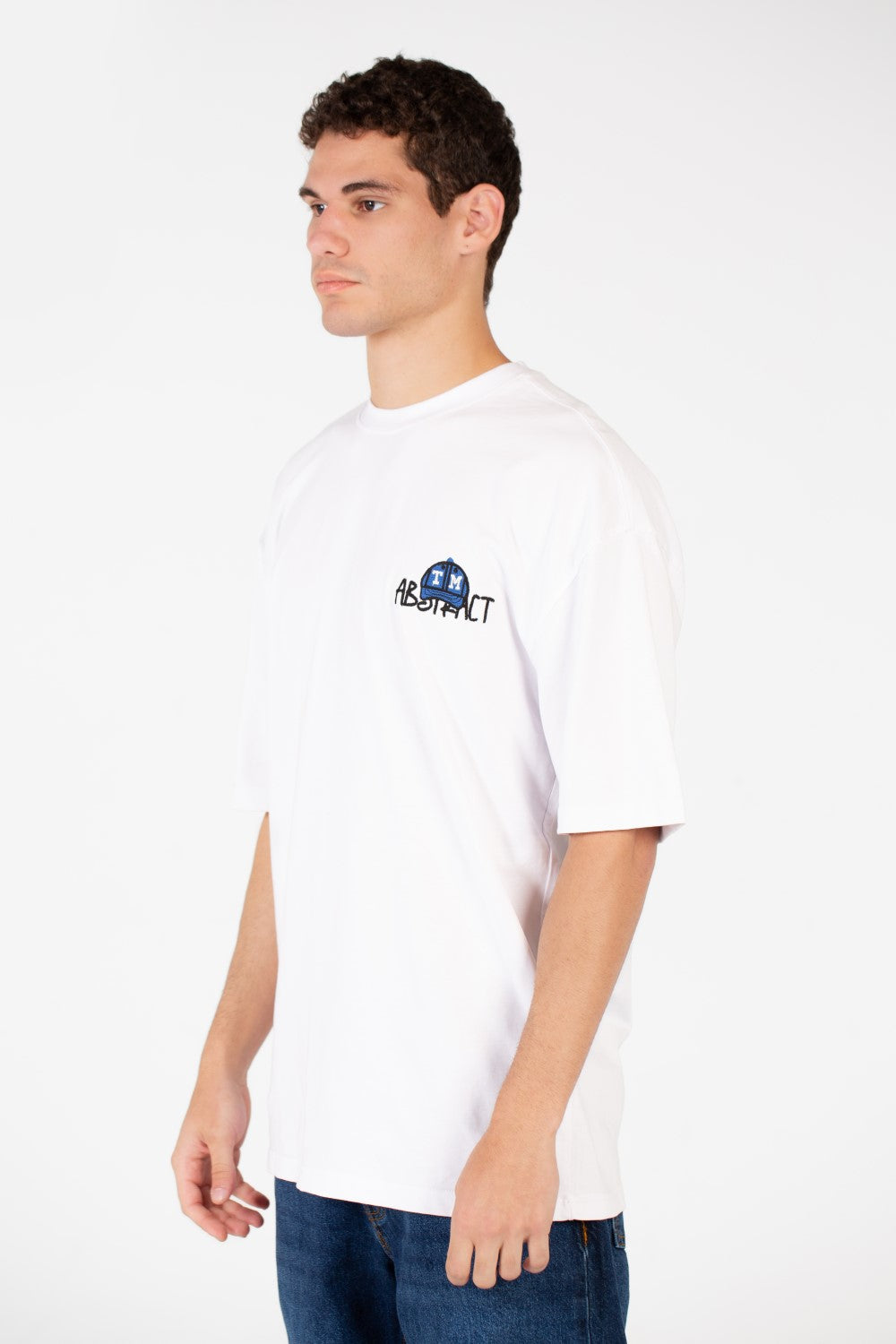 Men's Oversized Printed Round Neck T-Shirt