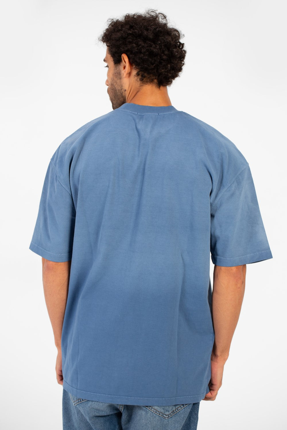 Men's Tomato Oversized Pikachu Print Short Sleeve Crew Neck T-Shirt