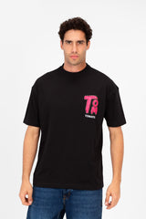 تي شيرت رجالي بقصّة عادية وطبعة طماطم