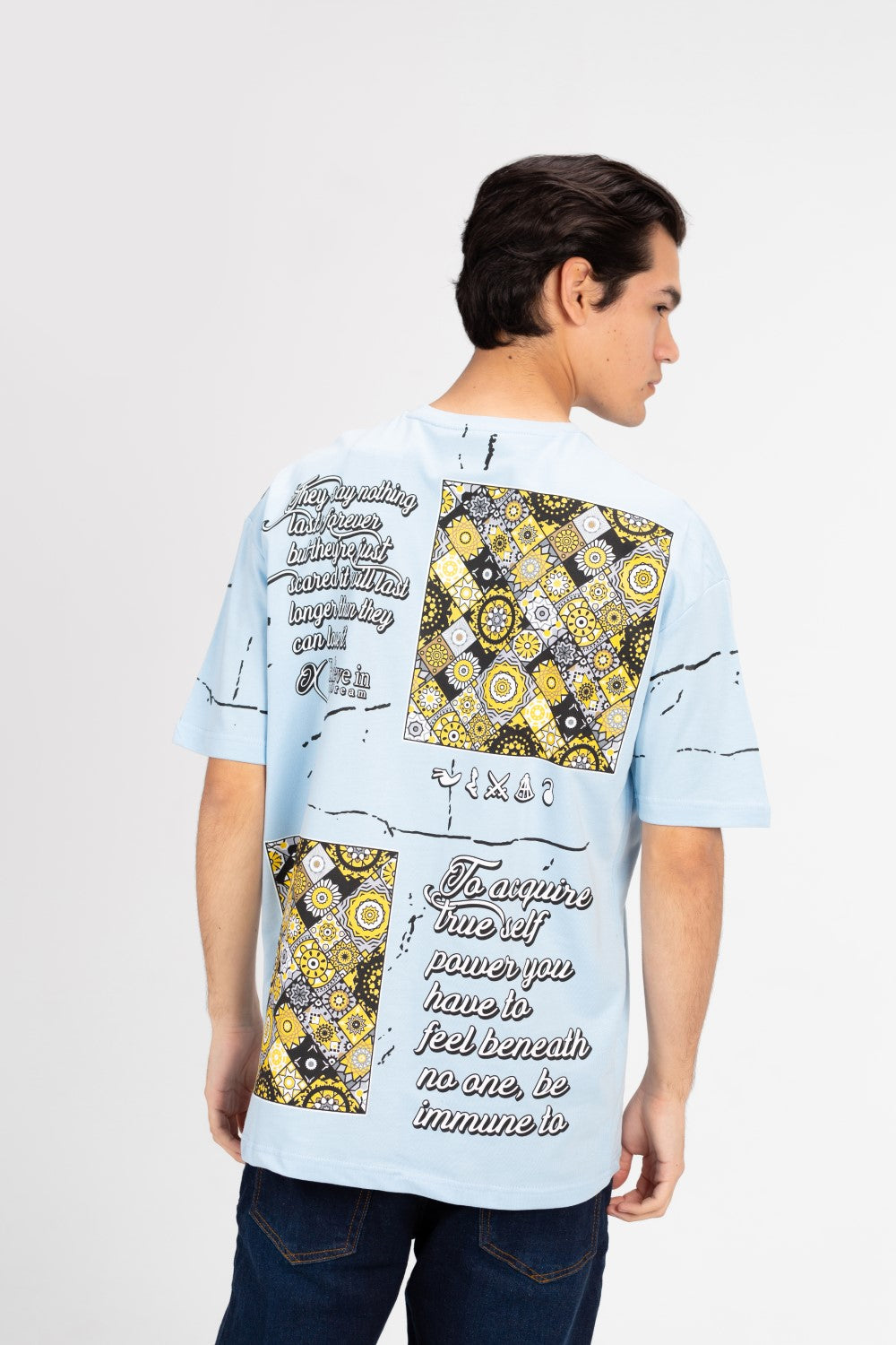 Men's Milton Oversized Printed T-Shirt