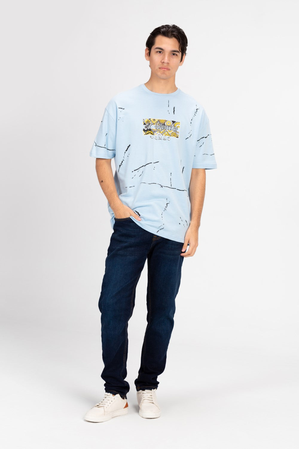 Men's Milton Oversized Printed T-Shirt