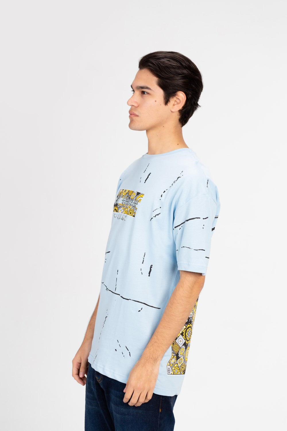Men's Milton Oversized Printed T-Shirt