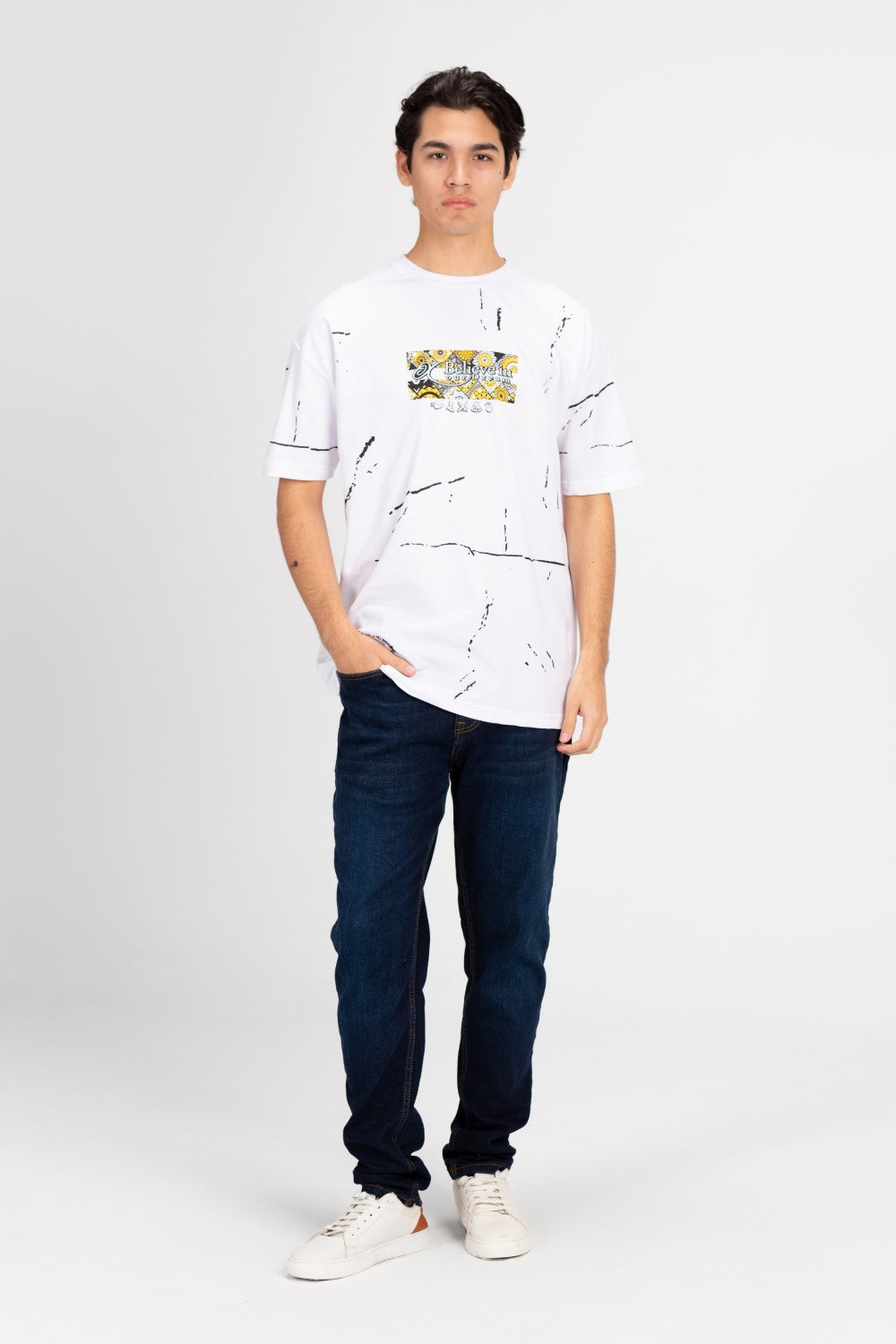 Men's Milton Oversized Printed T-Shirt