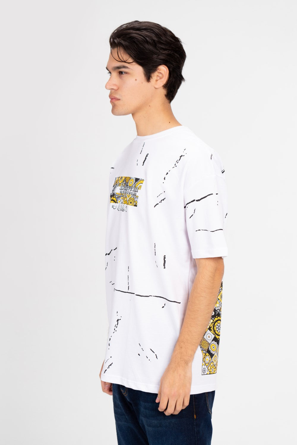 Men's Milton Oversized Printed T-Shirt