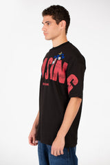 Men's Oversized Front Print T-shirt