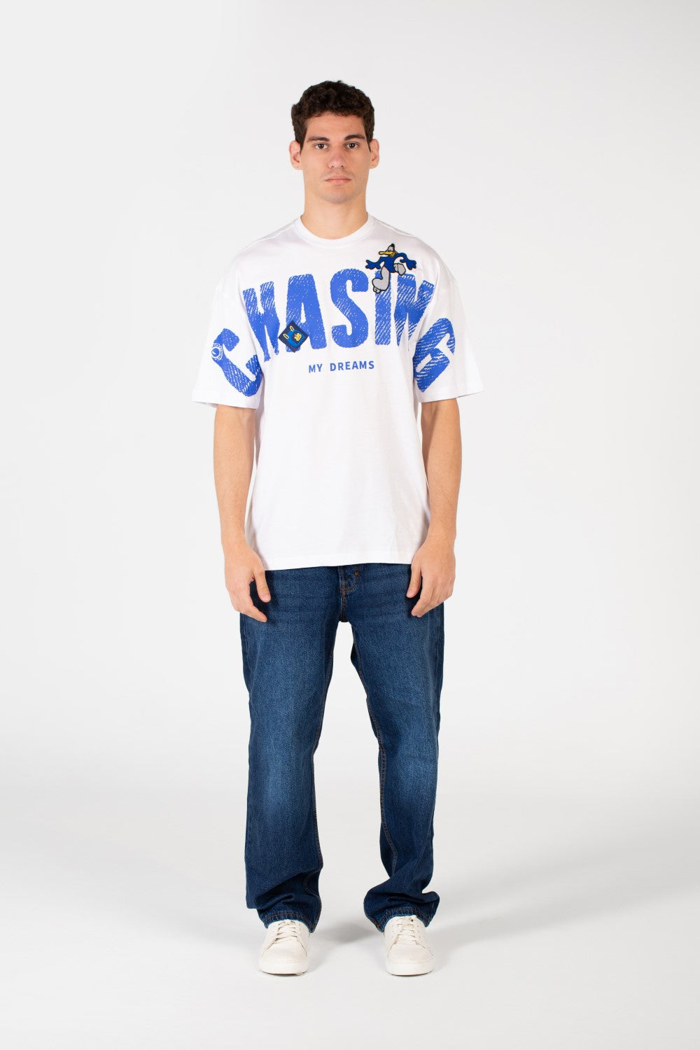 Men's Oversized Front Print T-shirt