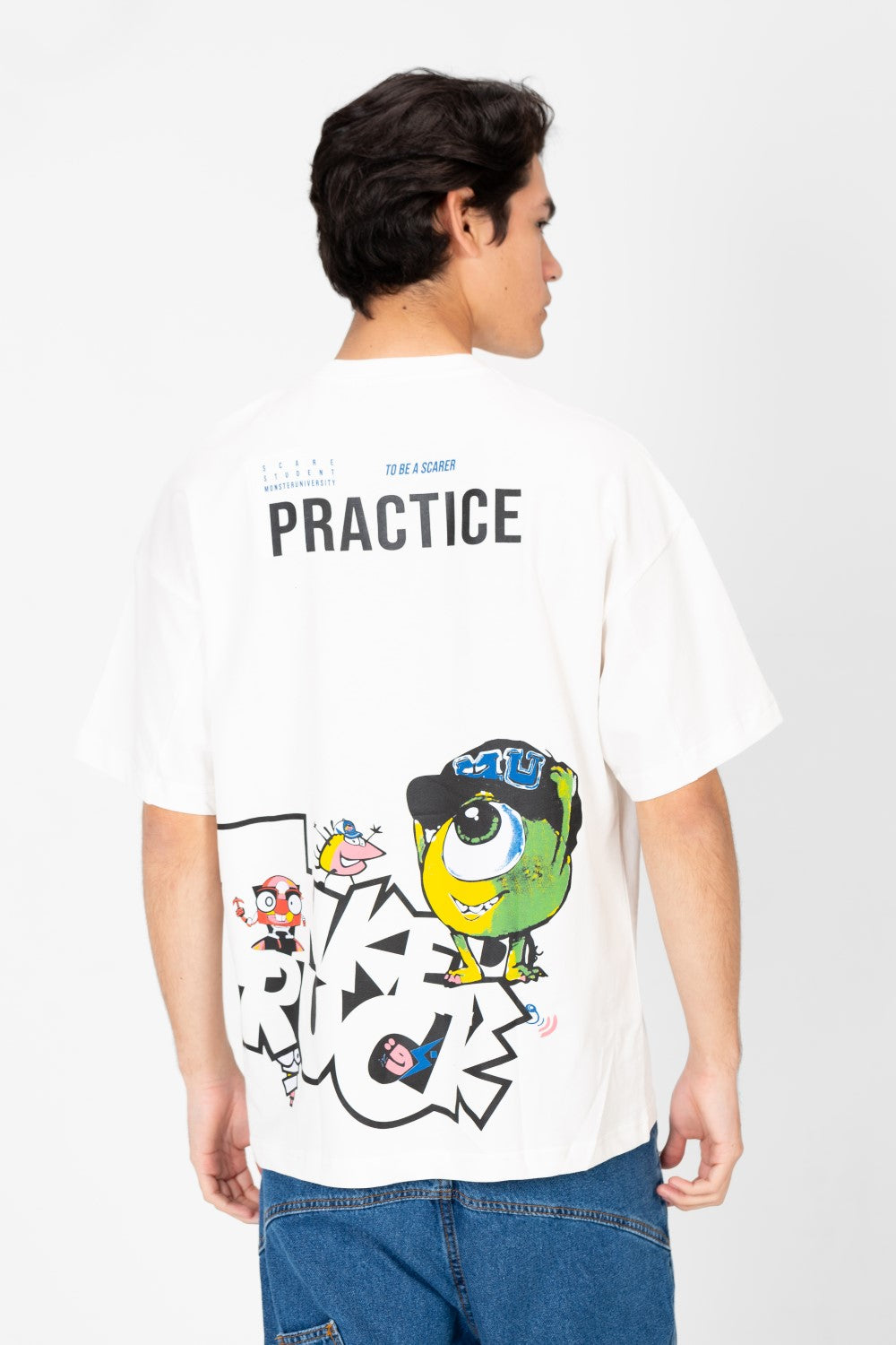 Men's Oversized Half Sleeve T-shirt Printed