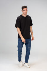 Mens Oversize Short sleeves T-shirt With Round Neck And Milton material