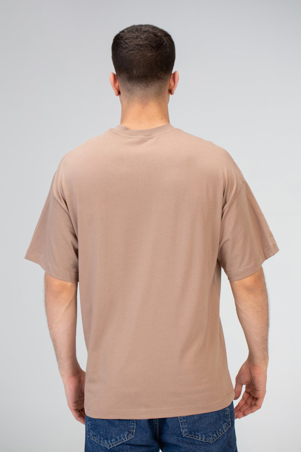 Mens Oversize Short sleeves T-shirt With Round Neck And Milton material