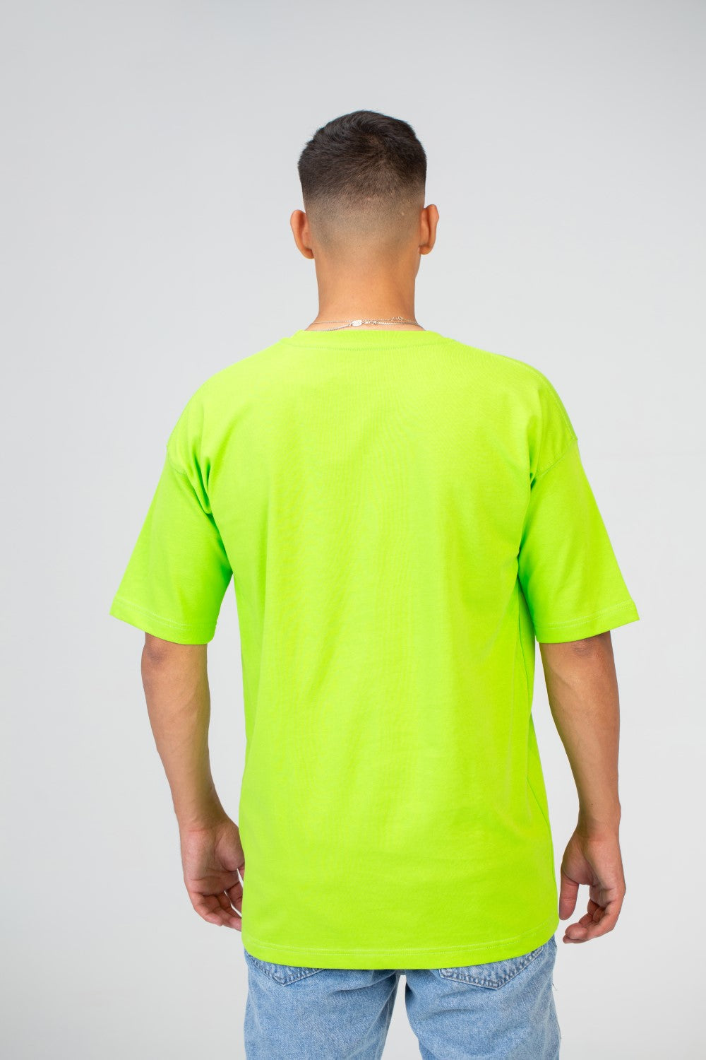 Mens Oversize T-shirt With Round Neck And Short Sleeves