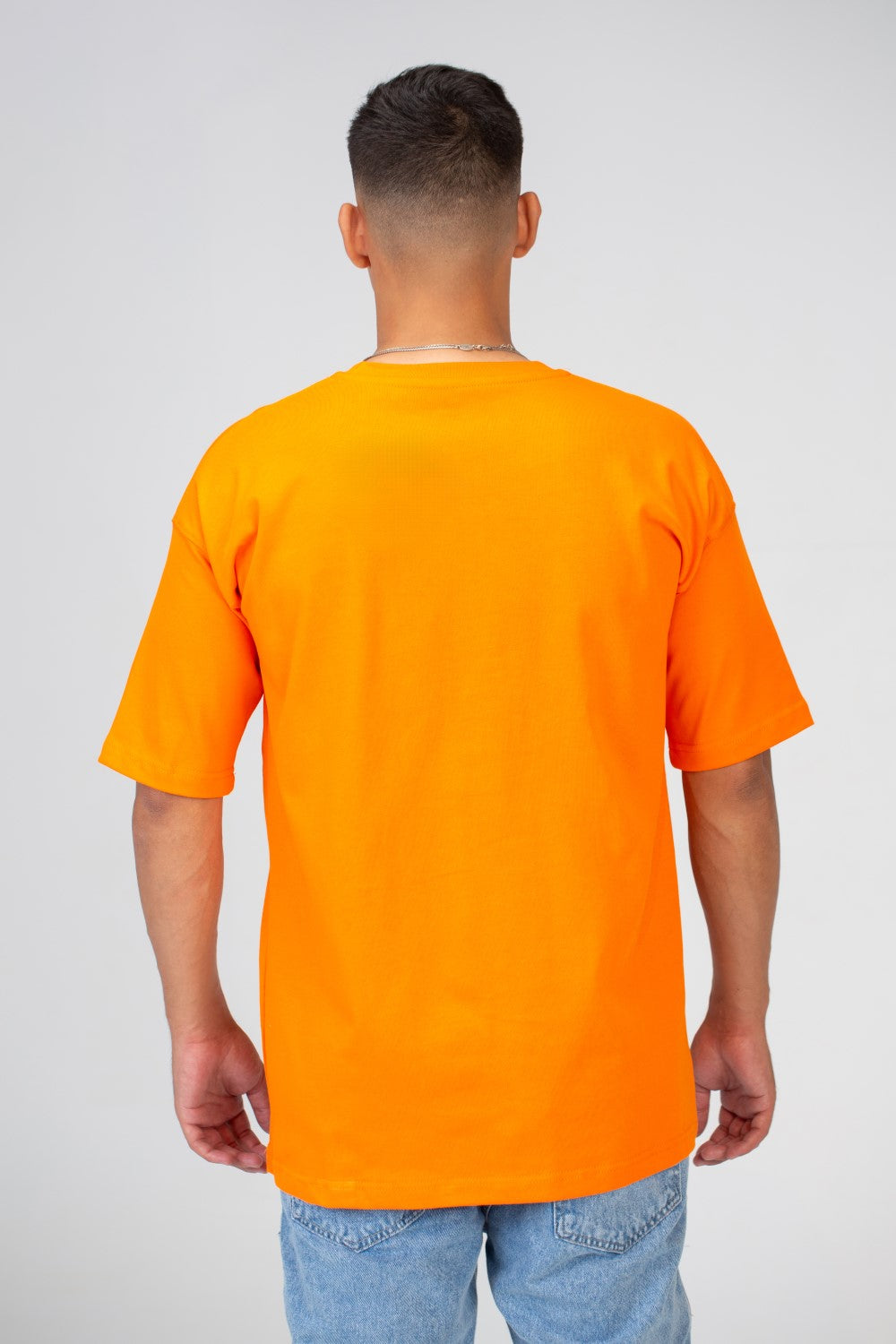 Mens Oversize T-shirt With Round Neck And Short Sleeves