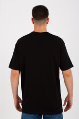 Mens Oversize Round T-shirt With Tomato Print On The Front