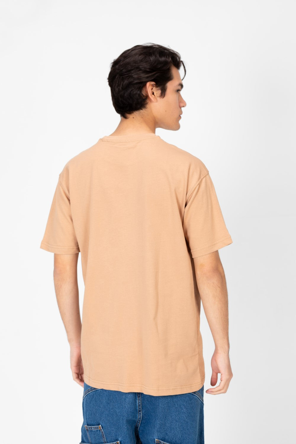 Men's Oversized Half Sleeves T-shirt With Front Text Print