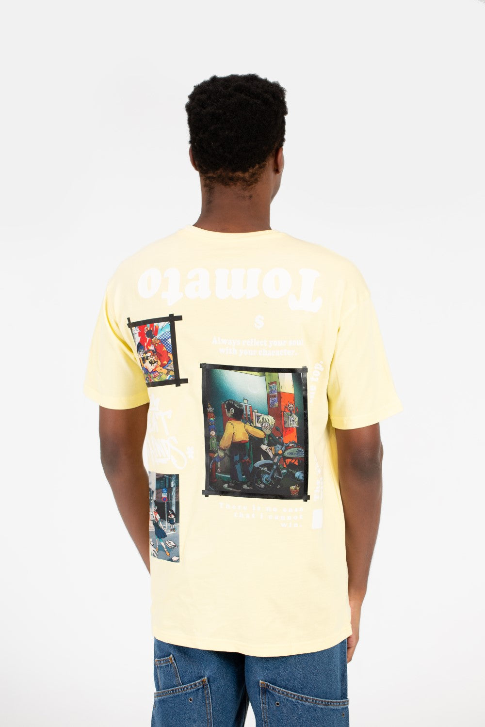 Men's Tomato Oversized Graphic Print T-Shirt