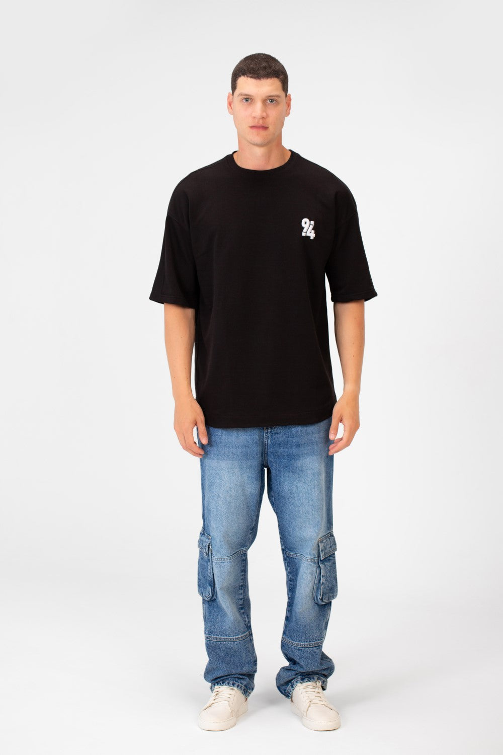 Men's Summer Melton Oversize Printed Half Sleeve Round Neck T-Shirt Comfortable Material