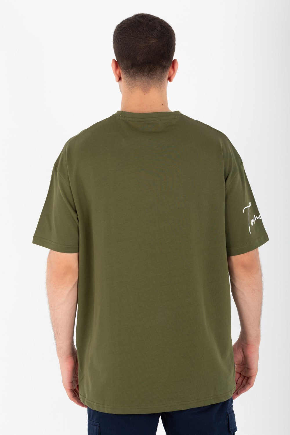 Mens Oversize Half Sleeve T-shirt Made Of High Quality Summer Melton Material