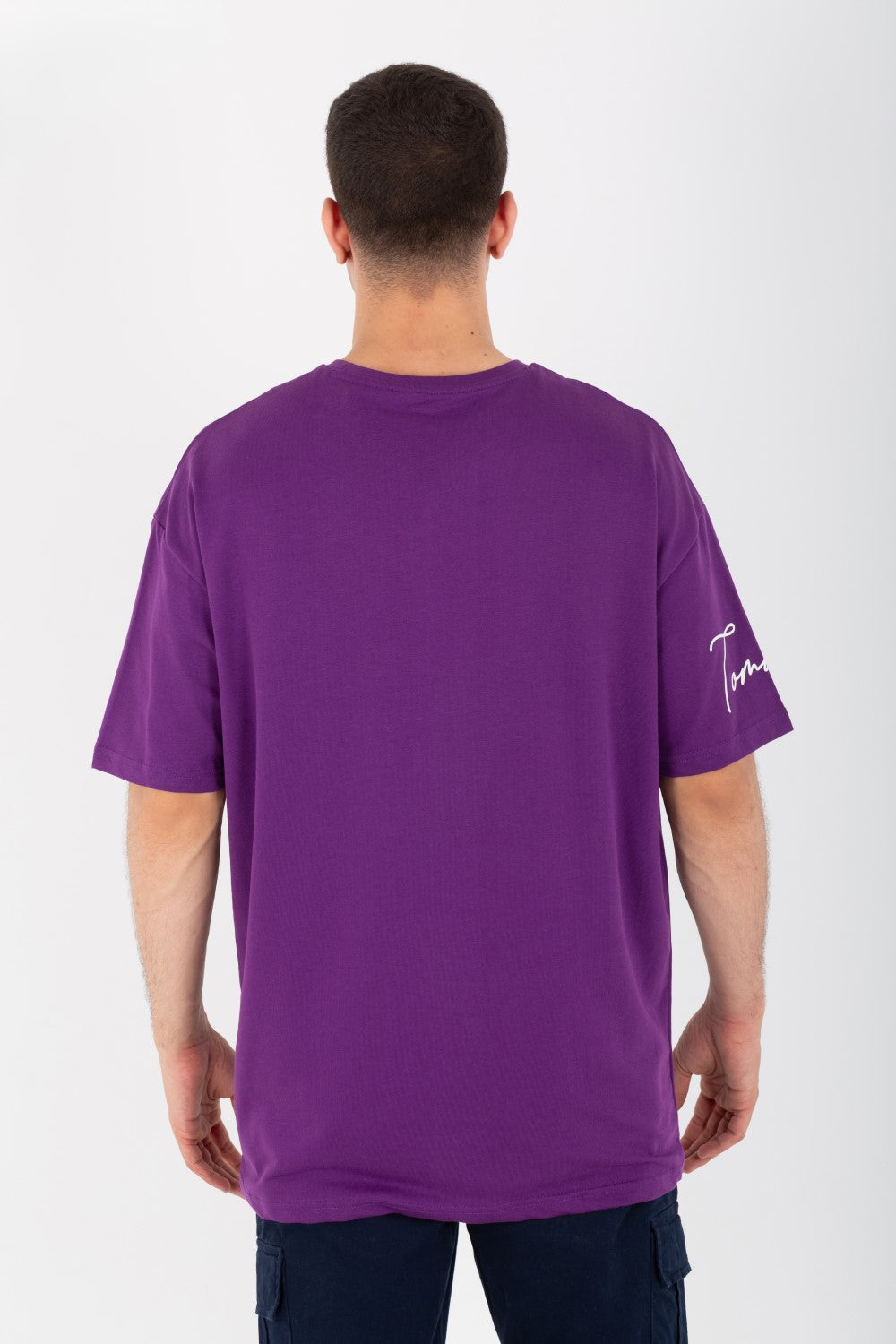 Mens Oversize Half Sleeve T-shirt Made Of High Quality Summer Melton Material