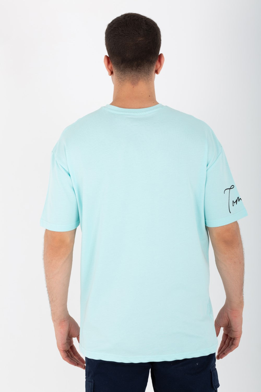 Mens Oversize Half Sleeve T-shirt Made Of High Quality Summer Melton Material