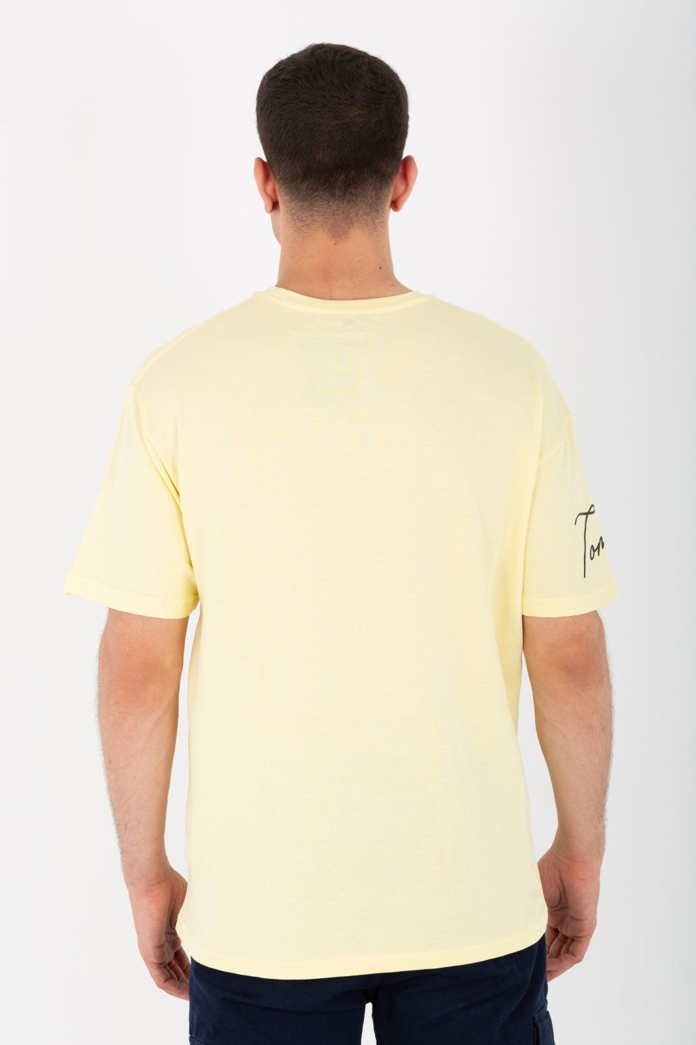 Mens Oversize Half Sleeve T-shirt Made Of High Quality Summer Melton Material