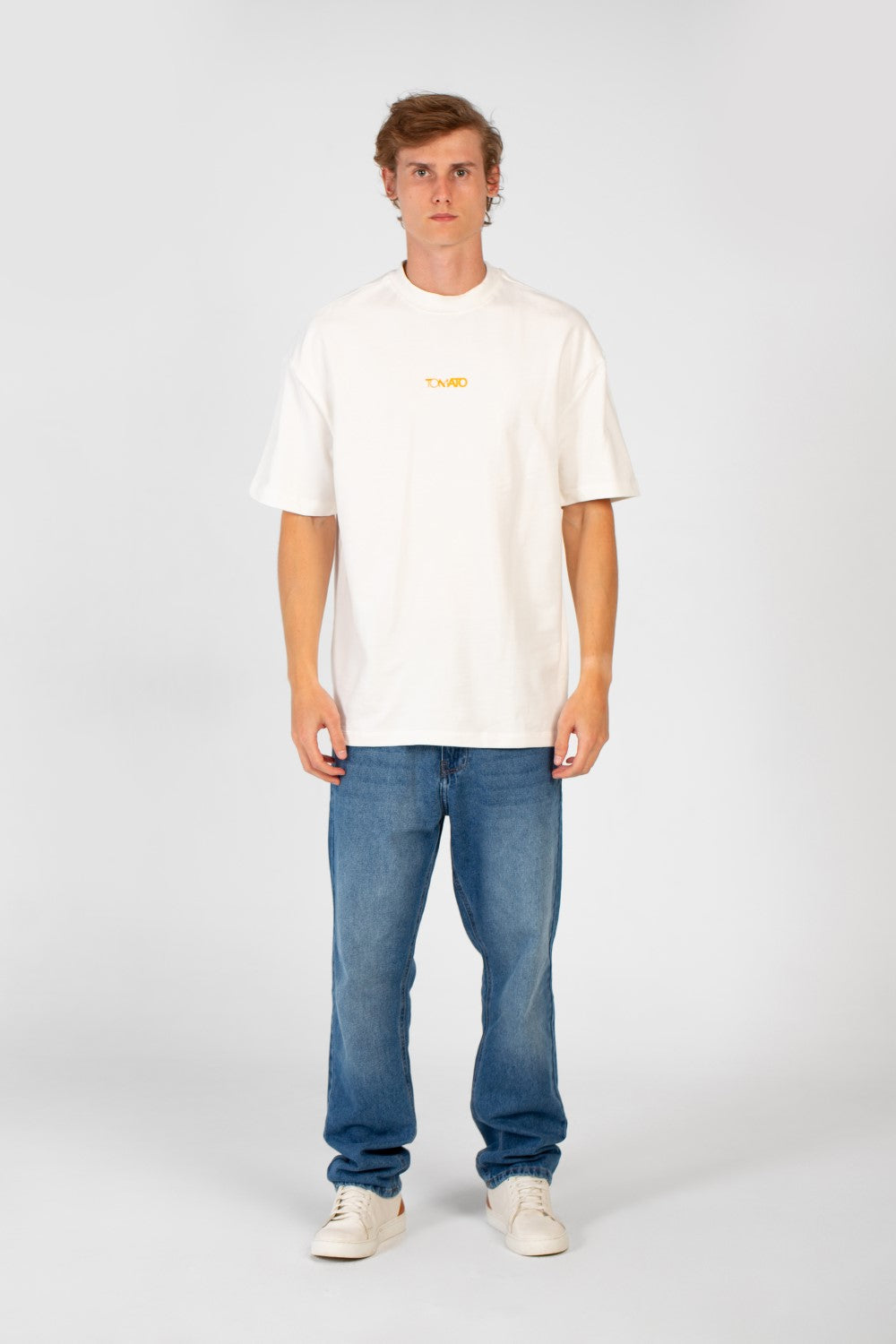 Men's Tomato Oversized Crew Neck Short Sleeve High Quality T-Shirt