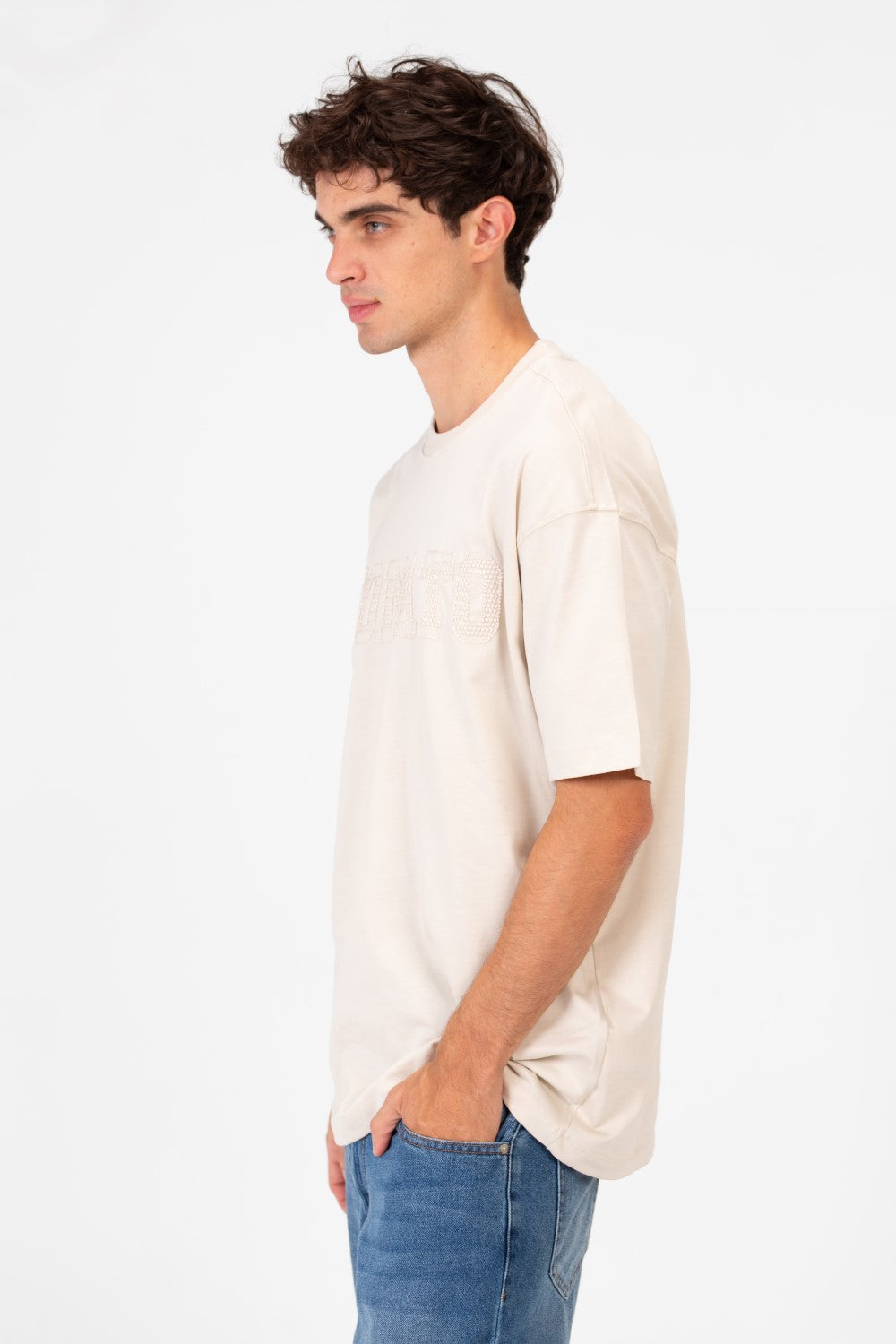 Men's Tomato Print Bolivar Oversized Short Sleeve T-Shirt