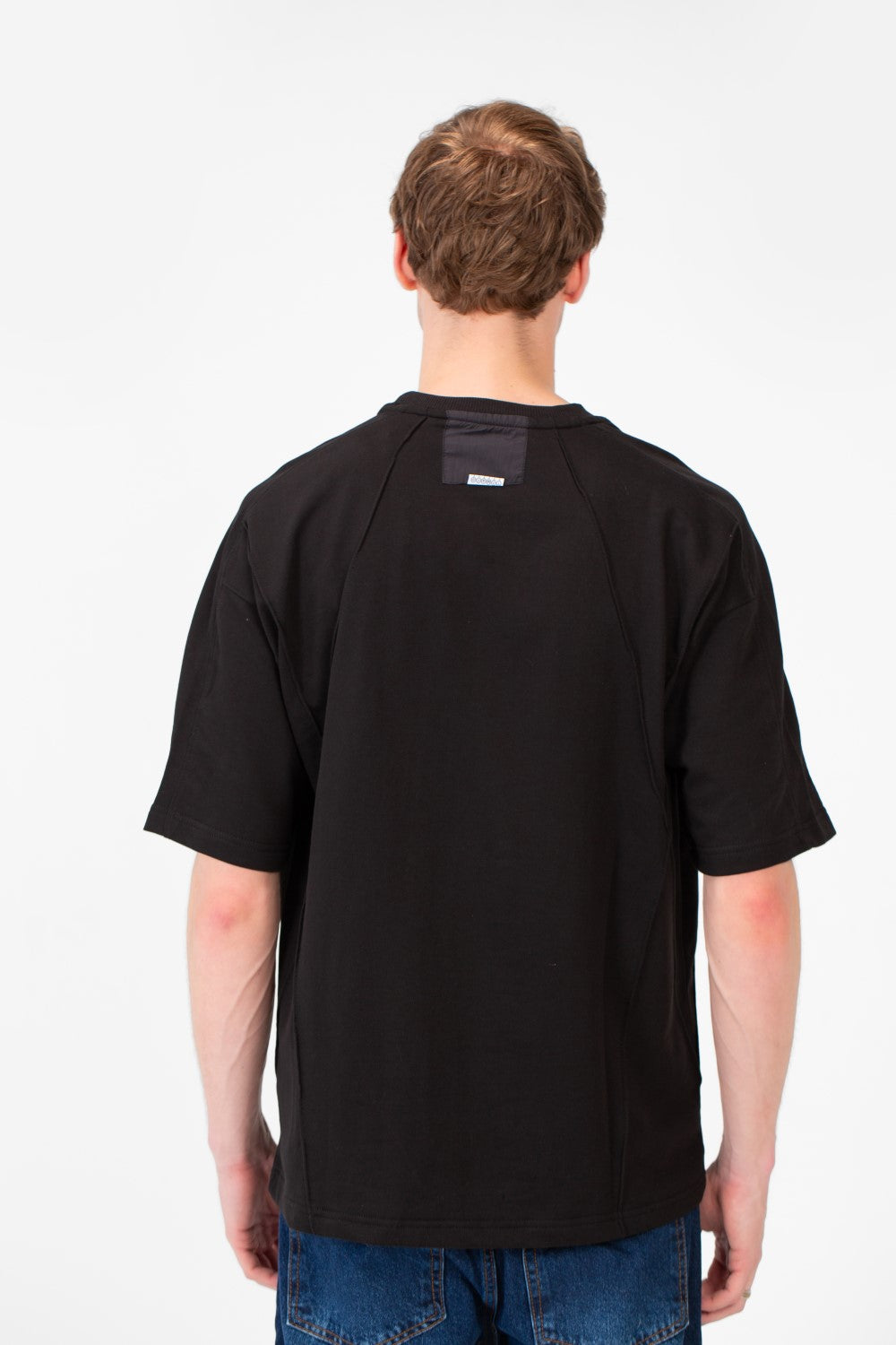 تي شيرت ميلتون صيفي رجالي كبير الحجم بأكمام قصيرة ورقبة دائرية