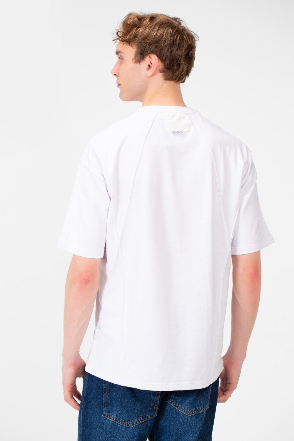 تي شيرت ميلتون صيفي رجالي كبير الحجم بأكمام قصيرة ورقبة دائرية