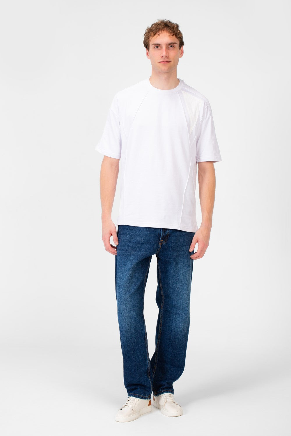 تي شيرت ميلتون صيفي رجالي كبير الحجم بأكمام قصيرة ورقبة دائرية