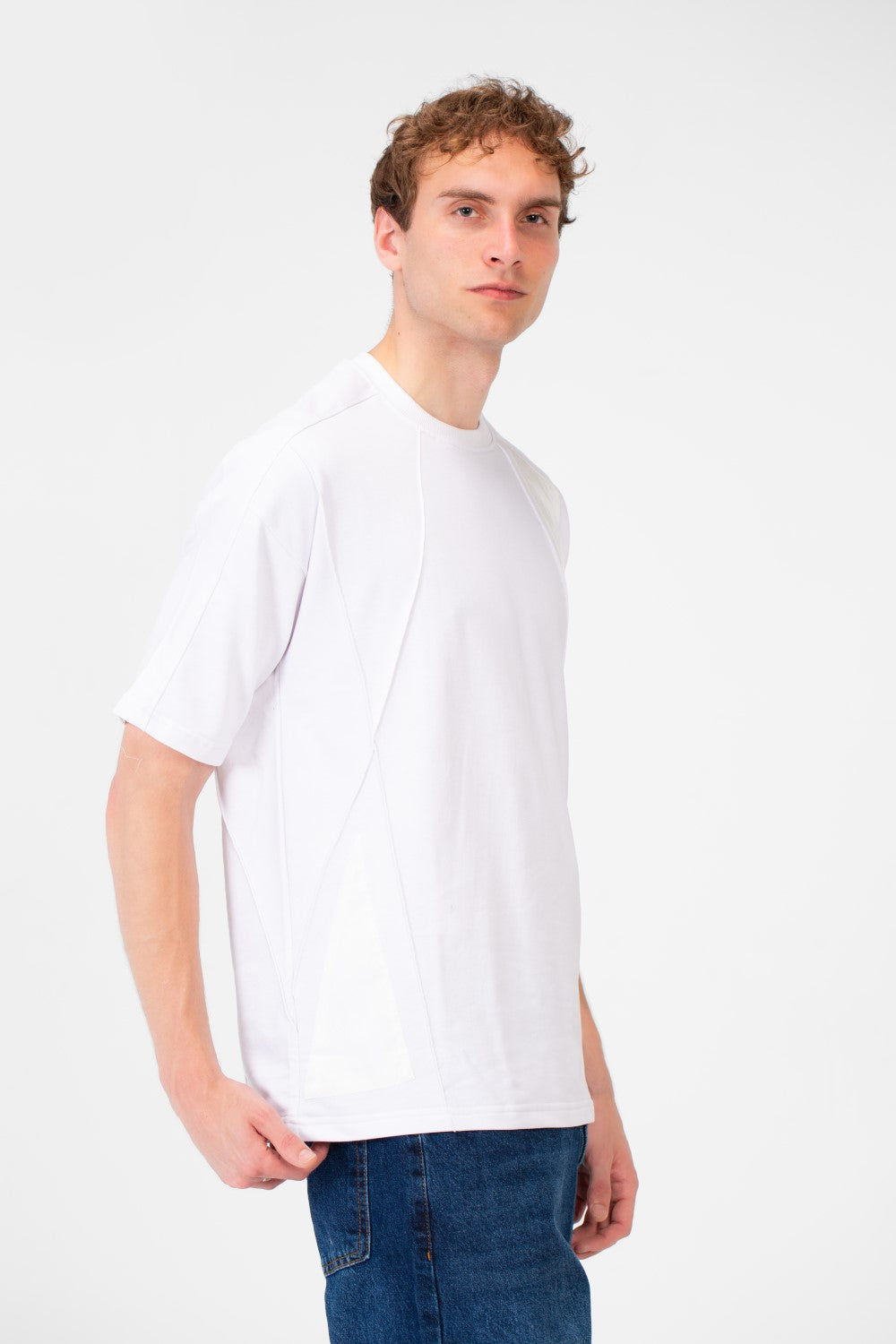 تي شيرت ميلتون صيفي رجالي كبير الحجم بأكمام قصيرة ورقبة دائرية