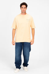 تي شيرت ميلتون رجالي كبير الحجم بأكمام قصيرة