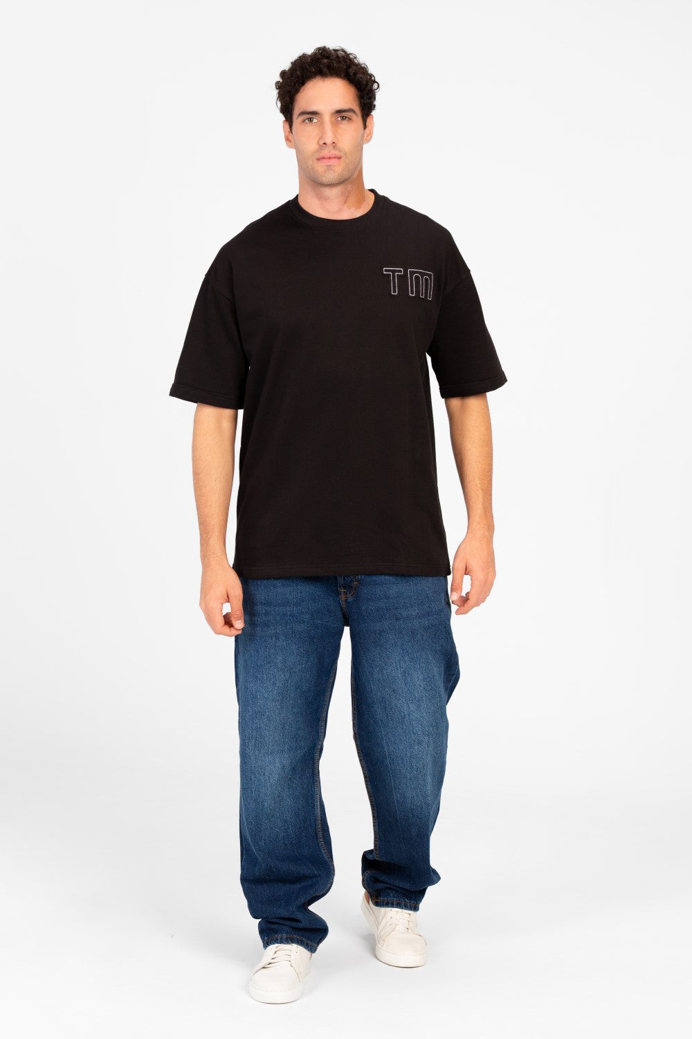 تي شيرت ميلتون رجالي كبير الحجم بأكمام قصيرة