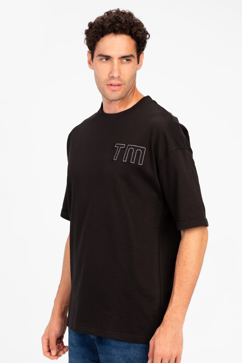 تي شيرت ميلتون رجالي كبير الحجم بأكمام قصيرة