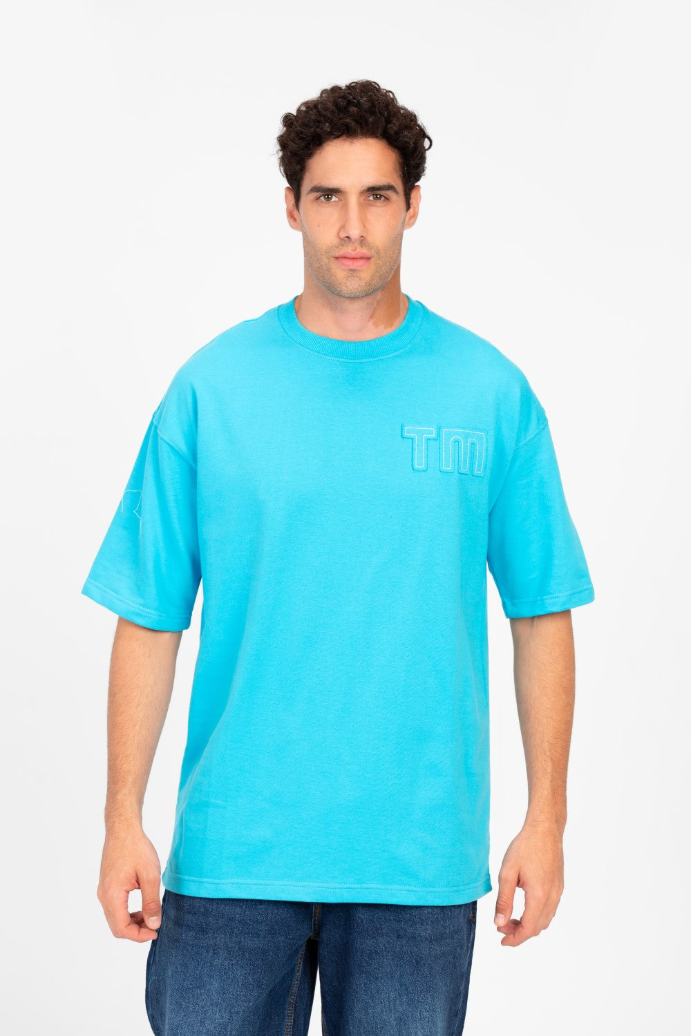 تي شيرت ميلتون رجالي كبير الحجم بأكمام قصيرة