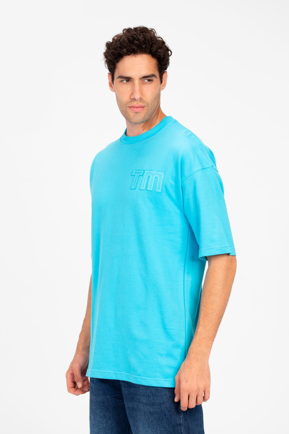 تي شيرت ميلتون رجالي كبير الحجم بأكمام قصيرة