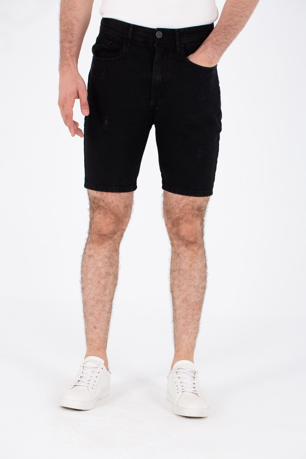 Mens Denim Cutting Short With Five Pockets