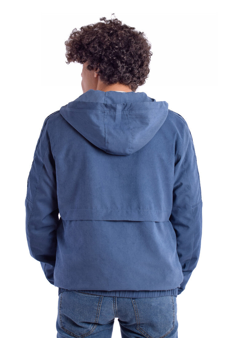 Men's Casual Full Zipper Waterproof Jacket In Unique Style