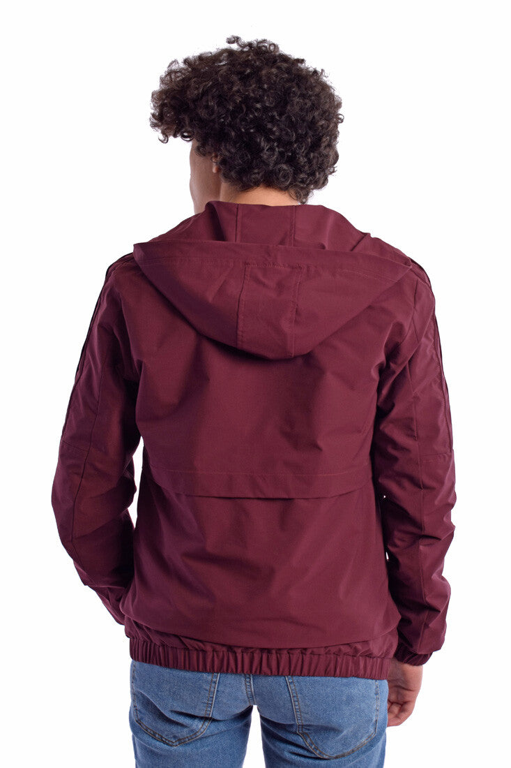 Men's Casual Full Zipper Waterproof Jacket In Unique Style