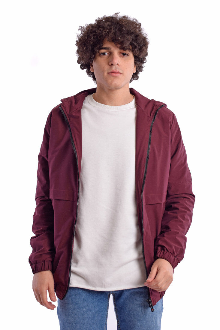 Men's Casual Full Zipper Waterproof Jacket In Unique Style