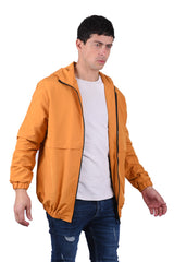 Men's Casual Zipper Waterproof Jacket In Unique Style