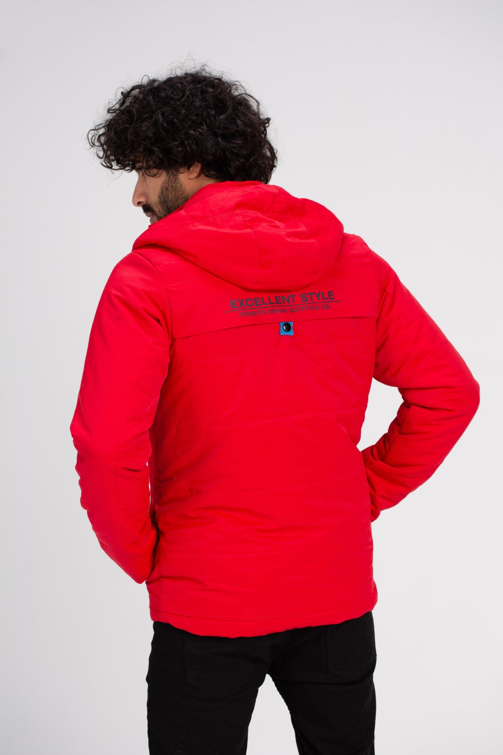 Men's Casual Full Zipper Back Printed Waterproof Basic Side Pockets Jacket With Unique Style