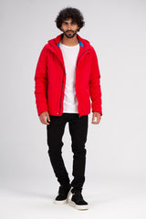 Men's Casual Full Zipper Back Printed Waterproof Basic Side Pockets Jacket With Unique Style