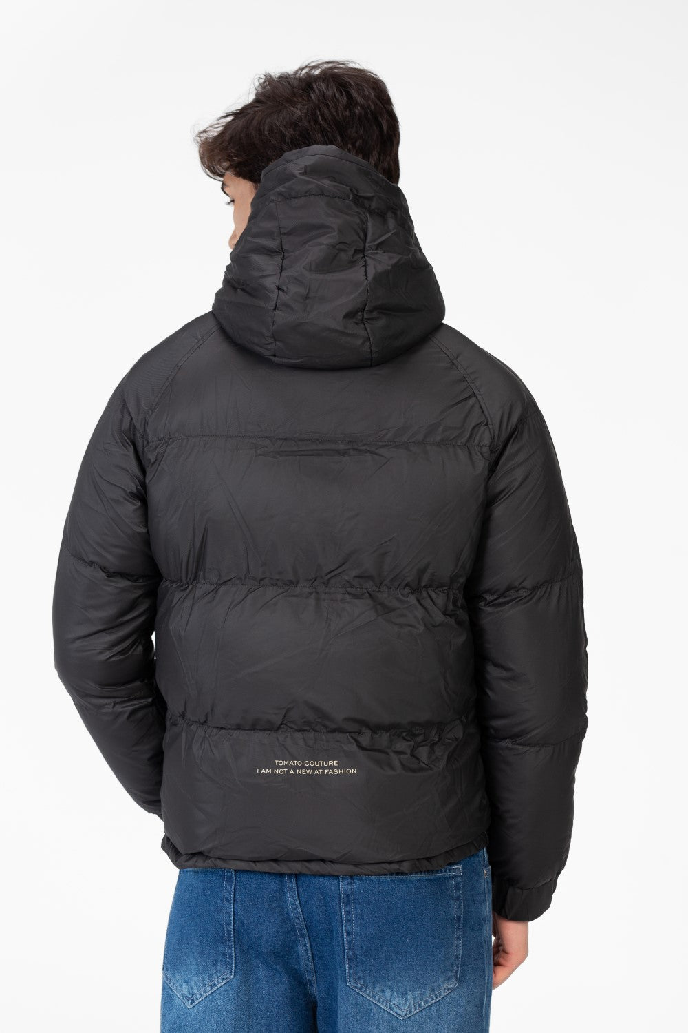 Men's Waterproof Hood Jacket With Front Pockets