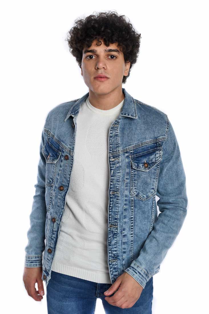 Men's Denim Casual Slim Fit Jeans Jackets