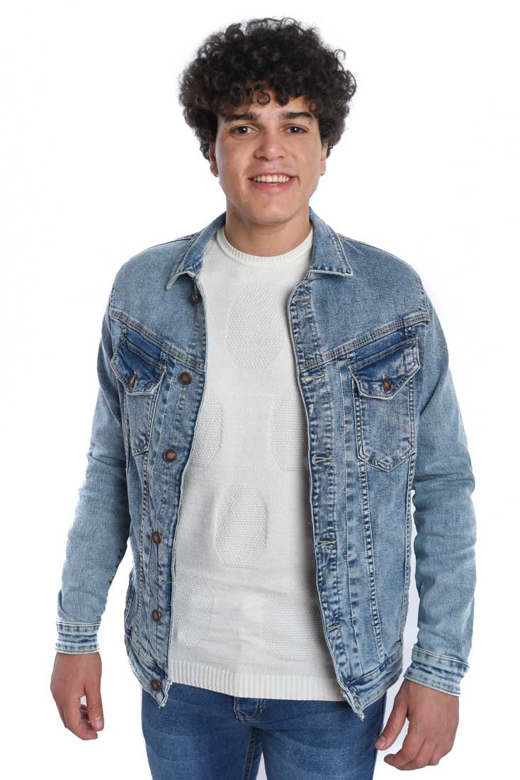 Men's Denim Casual Slim Fit Jeans Jackets