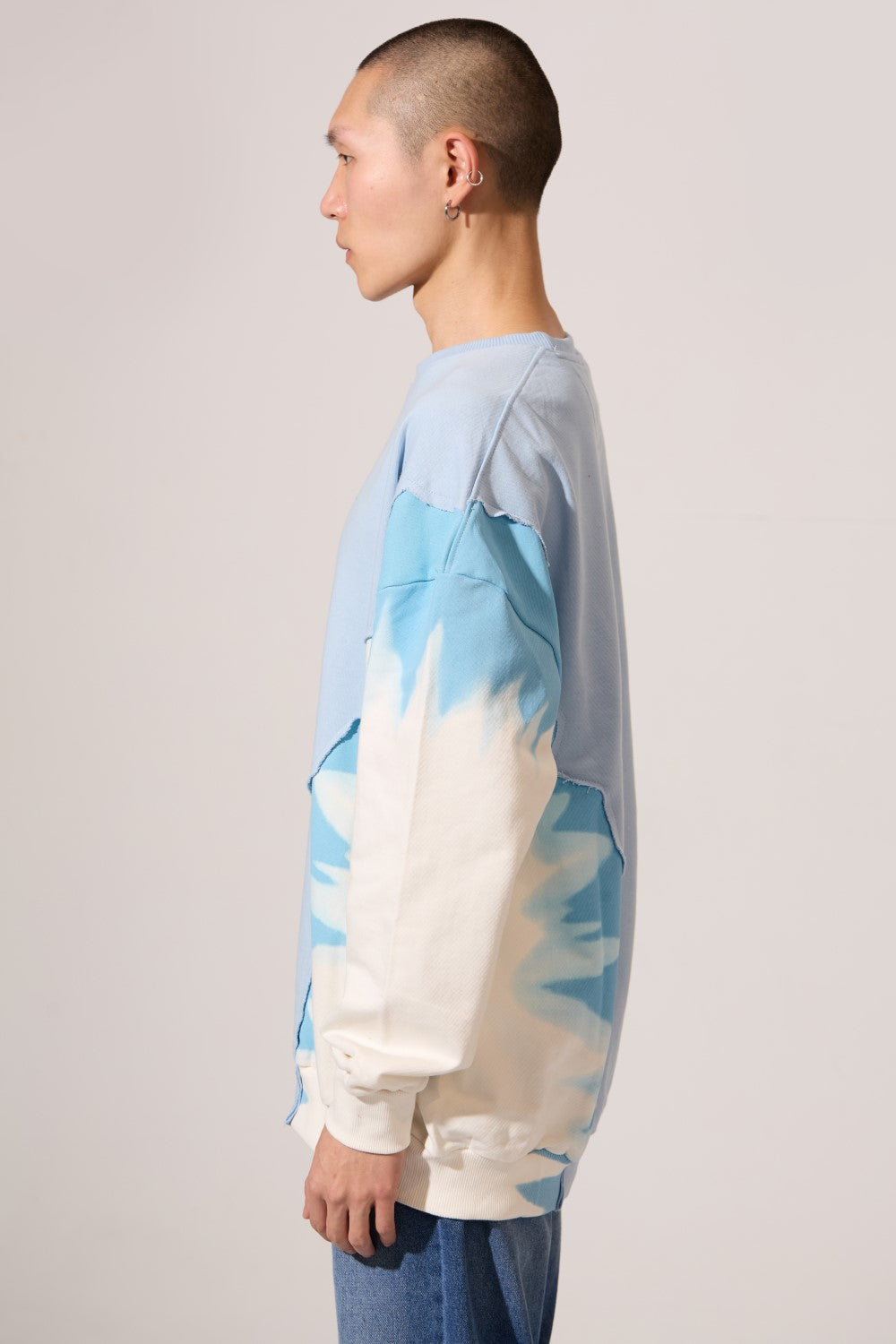 سويت شيرت رجالي برقبة دائرية وأكمام طويلة وتصميم عصري من ميلتون مقاس كبير