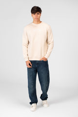 سويت شيرت رجالي مطبوع برقبة دائرية