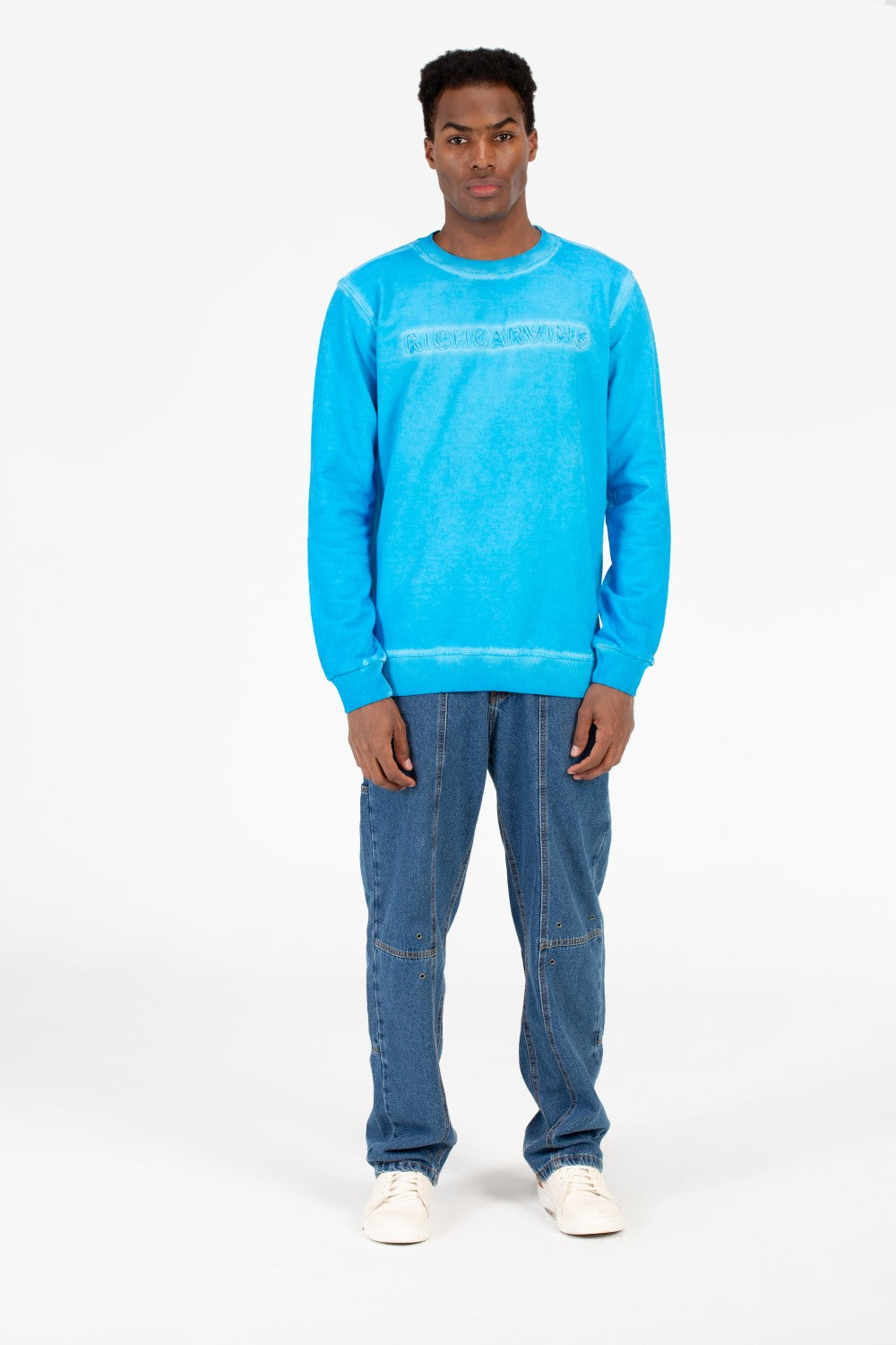 سويت شيرت رجالي بأكمام طويلة ورقبة دائرية