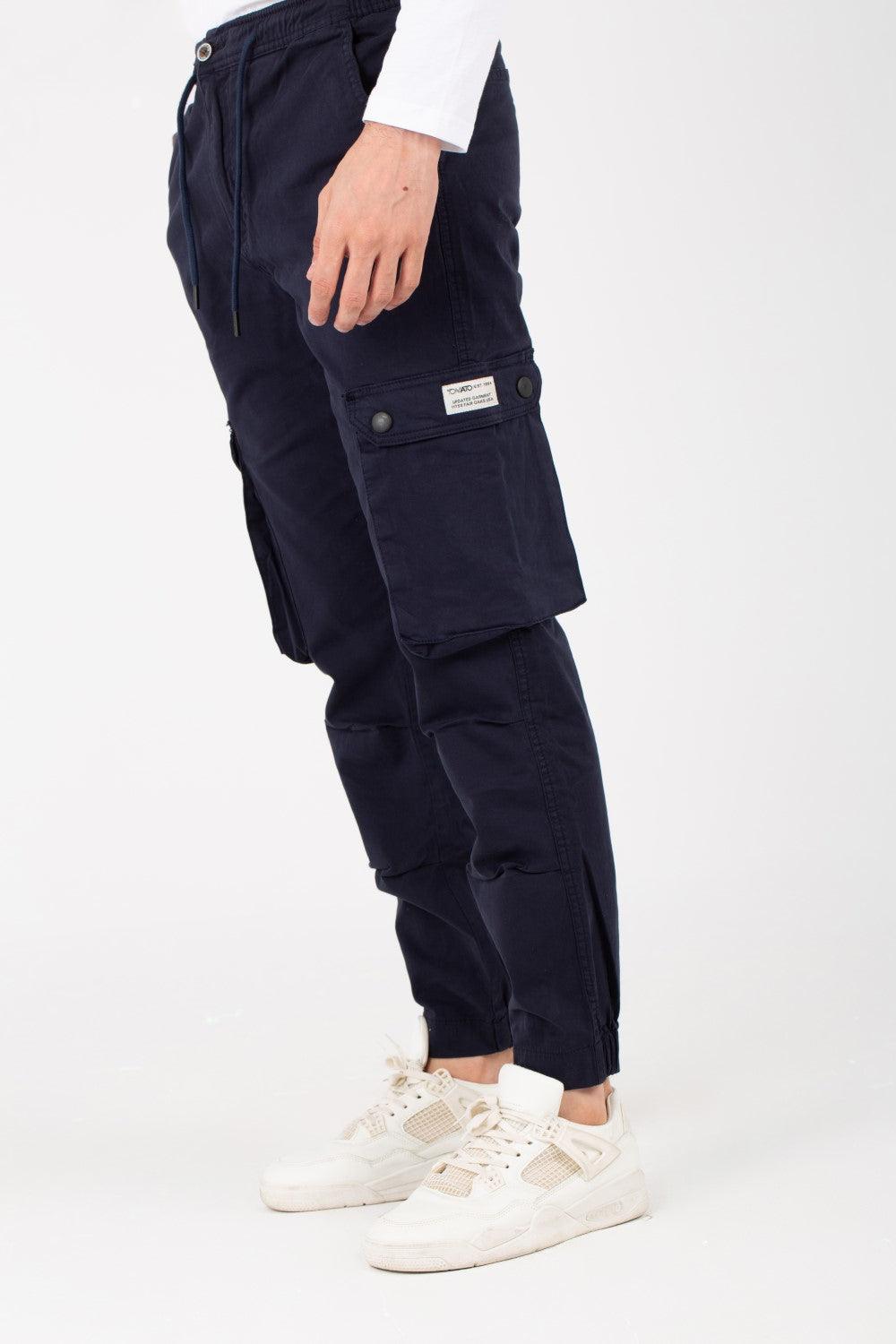 بنطلون شروال جبردين رجالي بجيوب جانبية مميزة