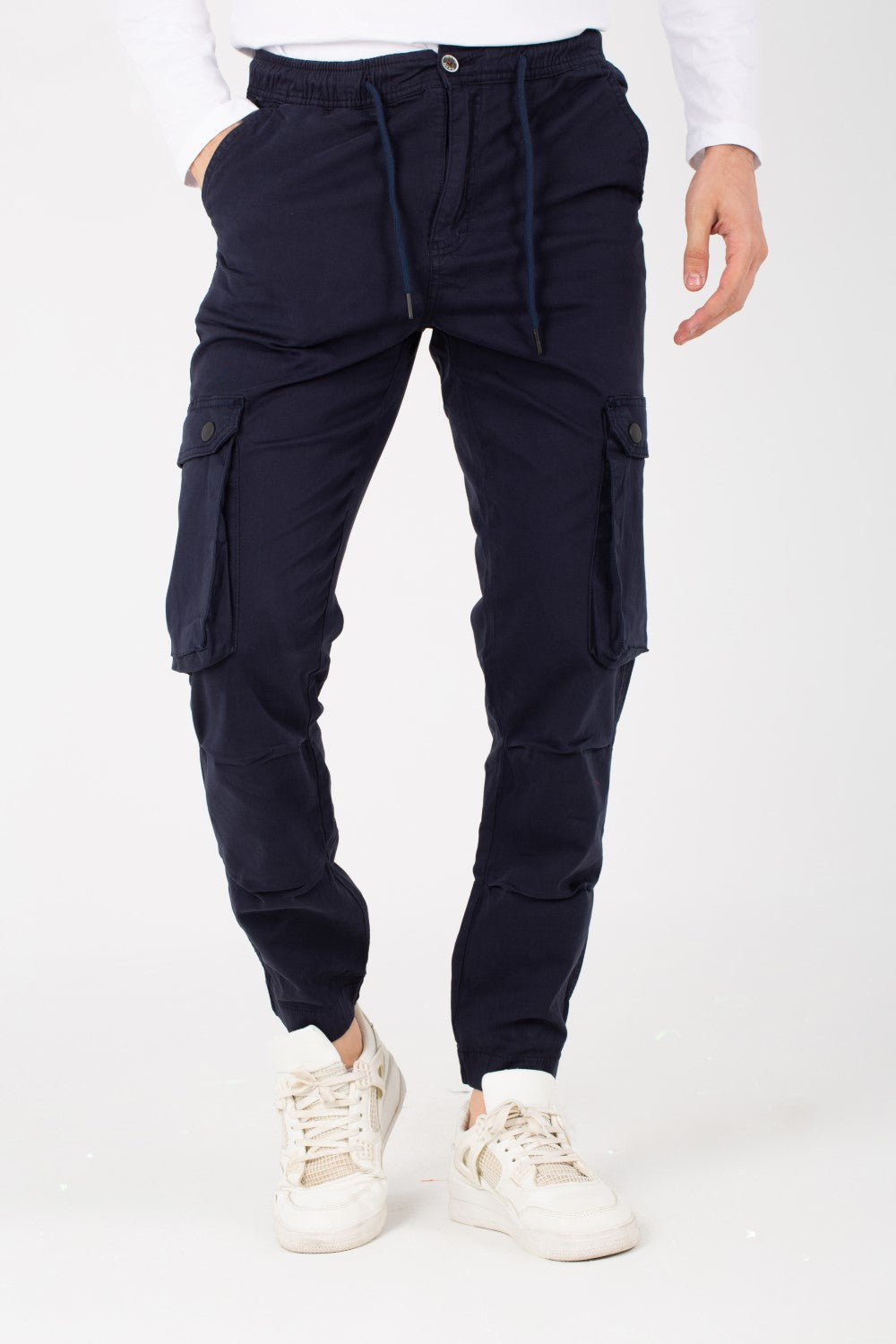 بنطلون شروال جبردين رجالي بجيوب جانبية مميزة