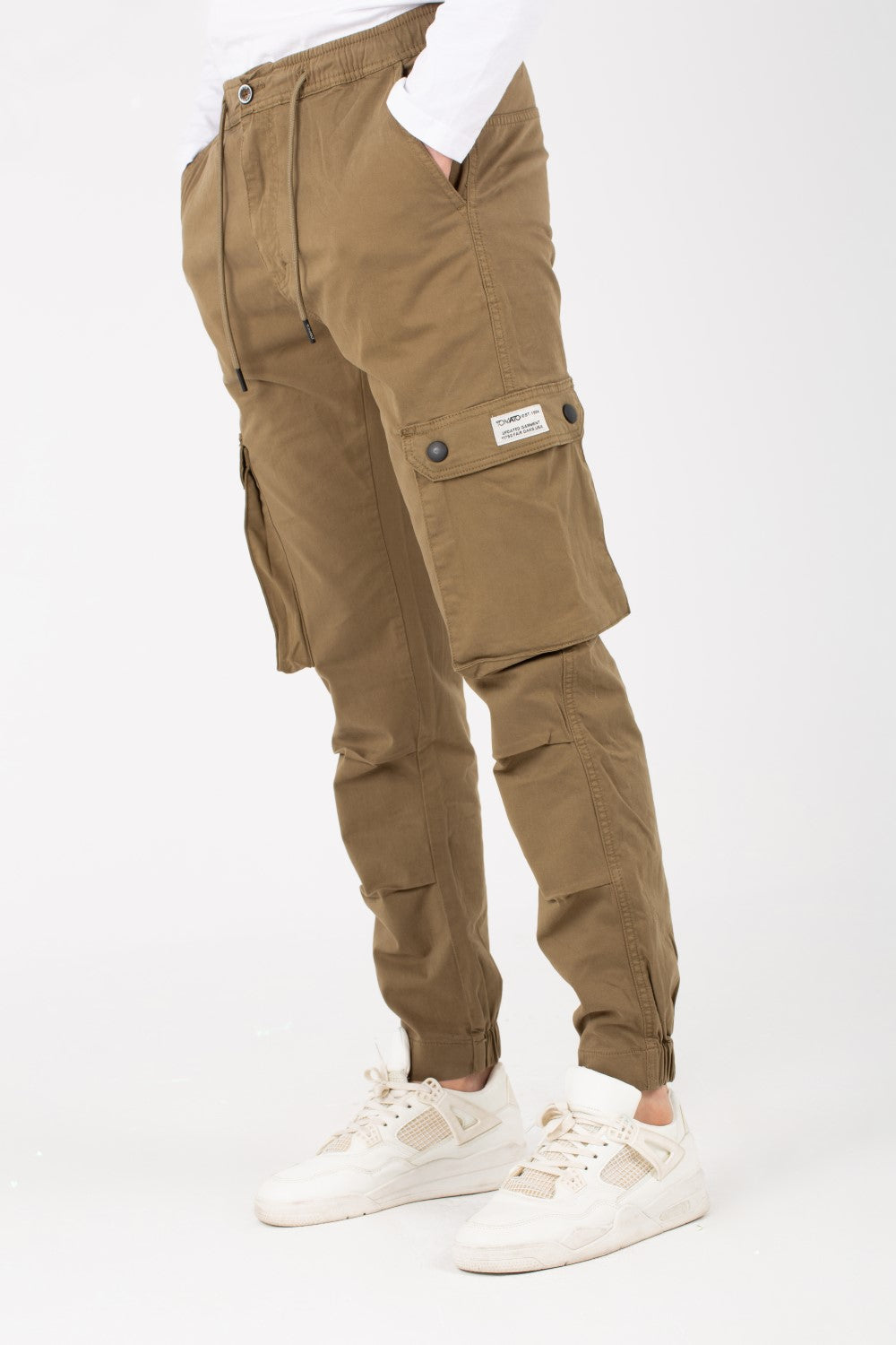 بنطلون شروال جبردين رجالي بجيوب جانبية مميزة